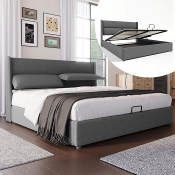 Línea Lino Contenedor 180x200 con Somier Láminas y Reposacabezas