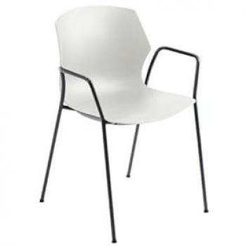 Besucherstuhl MAYER SITZMÖBEL 2510, weiß