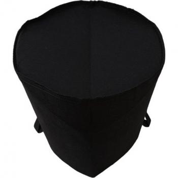Tissu pot plantable avec main noire décorative