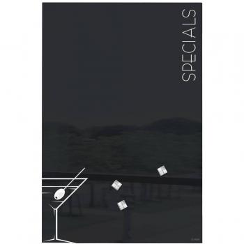 Sigel Glas-Magnetboard Design Cocktail (B x H) 400 mm x 600 mm Schwarz, Weiß GL296