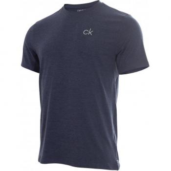 Calvin Klein Golf Camicia a Maniche Corte Newport Navy M