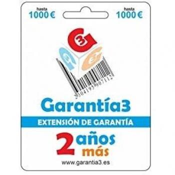Extensión de garantía 2 años más 1000€