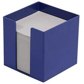 Metzger & Mendle Zettelbox nachtblau, 9,5x9,5cm