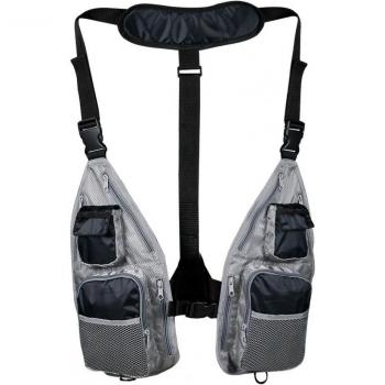 Gilet extérieur de pêche en polyester
