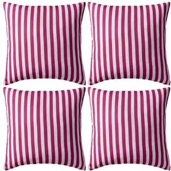 Cuscini Esterni 4x Rosa per Giardino