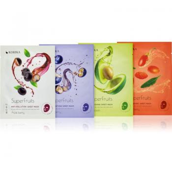 KORIKA Maschere di Tessuto SuperFruits
