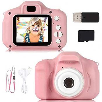 2-inch Touch Screen Kids Photo DV 8.0 Megapixel Camera 1080P Video with 32G TF Card
