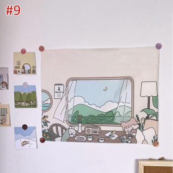 Cartoon Background Tapestry