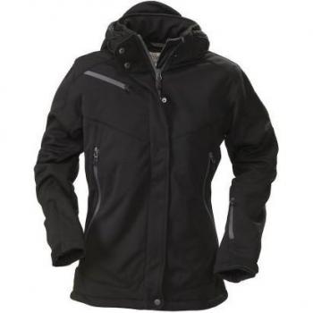 Skeleton Green Ladies Soft Shell Mid Jacket