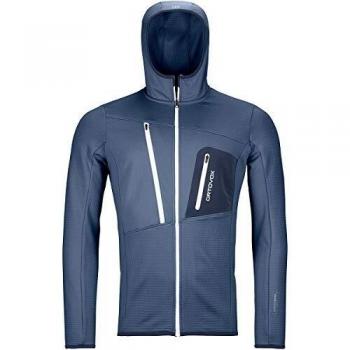 Pull léger OrtoVox Fleece Grid maillot de survêtement masculin bleu nuit S