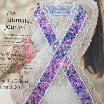 Glittering Lace Applique for Event Decorations