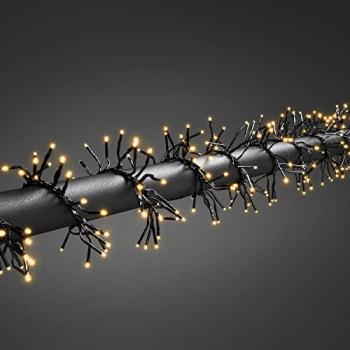 Multi‑Function 480LED 7.2m Green Cluster String Lights with 8-Effect Low‑Voltage Controller