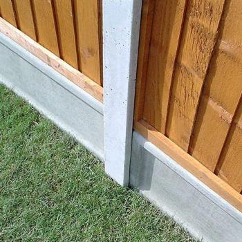 ' x 4 x 3 Forest Lightweight Concrete Fence Post