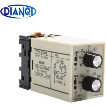 ST3PR Timer Relay with Socket Base