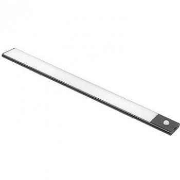 Aplique recargable por USB Kaus Black con sensor de movimiento 600mm