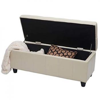 Banc Kriens (banquette) 114×45×45 cm – tissu crémeux
