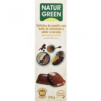 Galletas de Espelta ChocoNaranja 210g NaturGreen