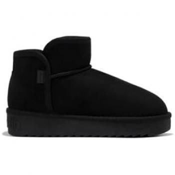 Botines D.Franklin DFSH370021 de Cuero Negro