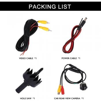 Waterproof HD Car Rear View Camera with 360° Vision