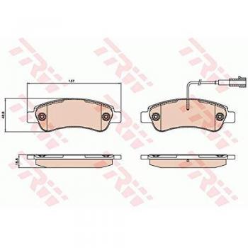 TRW Kit pastiglie freno OPEL,FIAT,PEUGEOT GDB2068