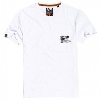 Camiseta de Hombre Superdry Surplus Goods Box FIT, Blanco (Optic 01C), 3XL
