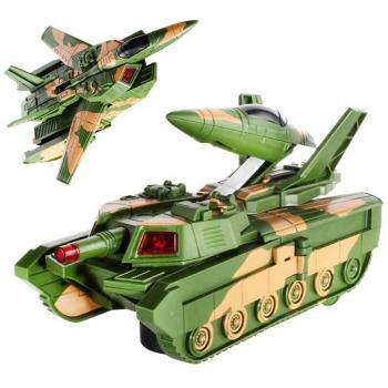 Avion Jouet Musical Vert d'Armée