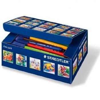 Staedtler 326 C100 Noris Club Fasermaler Schulbox, 100 Stück