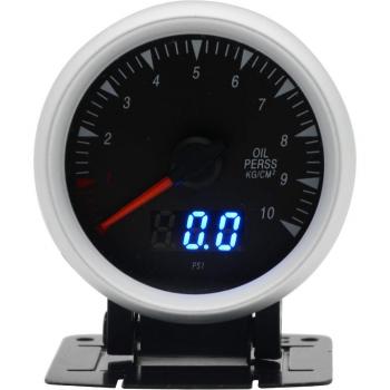 Pantalla de Presión de Aceite Digital con LED Azul 2,5” (60 mm)