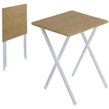 Mesa Cuadrada Plegable para Hogar 48x48x65 cm