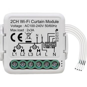 Dispositif mobile Tuya Wi‑Fi contrôle de rideau