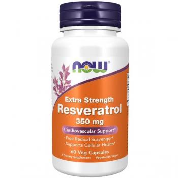 Now Foods Resveratrol 350 mg 60 Vegankapseln