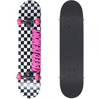 Speed Demons Checkers Complete Skateboard 7.5