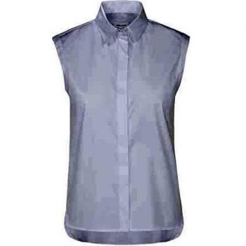 Seidensticker Damen Bluse ohne Ärmel, Slim Fit, Weiß, 44