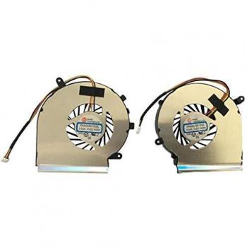 Bomcomi 1 Paire de Remplacement pour Ventilateur CPU MSI GE62 GE72 GL62 GL72 GP62 gp72 PE60 PE70 Série Gauche + Droite