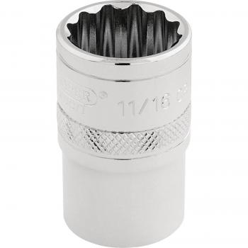 Draper Expert 1/2 Square Drive Hi-Torq 12 Point Socket (11/16)