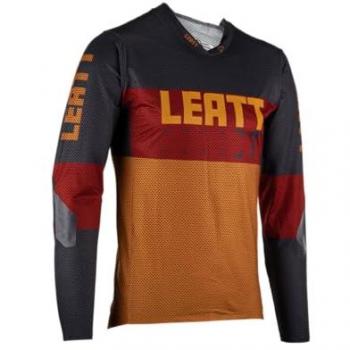 Maillot VTT Leatt Gravity 4.0 Suede – Homme Orange