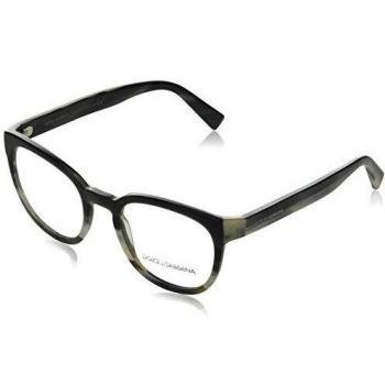 Dolce & Gabbana Brillenrahmen Herren 0DG3287 – Schwarz‑Blau Gradient, Horn-Einlage, 51 mm