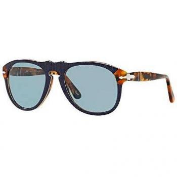 Persol PO0649 Gafas de Sol Azul 54 para Hombre