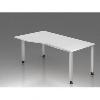 Weißer Schreibtisch 4-Fuß 180x100/80cm