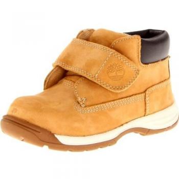 Botas de cuero Timberland Timber Tykes H&L para niños, color amarillo