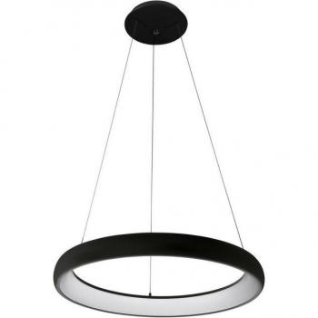 Suspension LED intégrée Alessia Noir 8,5 Cm