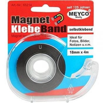 Self‑Stick Magnet Tape 18 mm (4 m) – Meyco