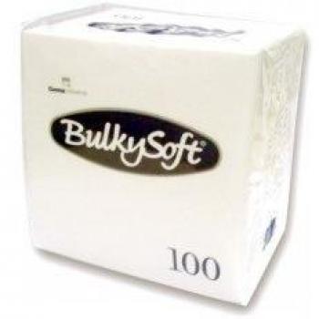 Cocktail Party Napkins – 24 cm White, 100‑Pack, Two‑Layer Paper