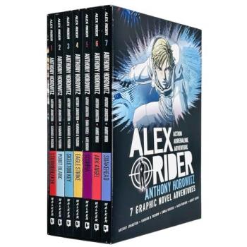 Alex Rider Graphic Novel Adventures Box Set Anthony Horowitz Seven Book Collection Snakehead Ark Angel