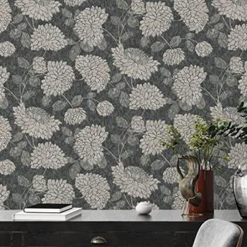 Tapisserie Résistante et Lavable à Fleurs