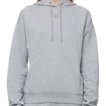Donna Felpa Grigia HUGO Small Logo S