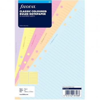Filofax Classic A5 30-Pack Ruled Refill Pages