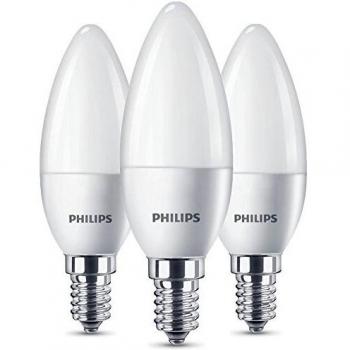 Philips Lampadine LED Candela E14 5.5W 2700K 2 Pezzi