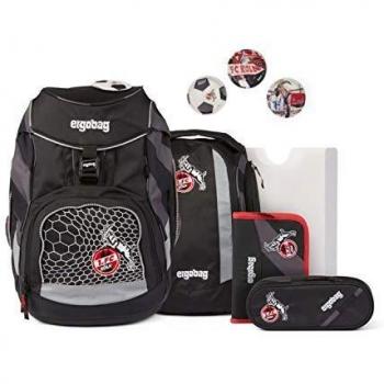 Ergobag Schulranzen Football-Edition (Set, 5-tlg)