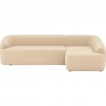 INOSIGN Ecksofa Nergal, modernes L-Form Design, creme